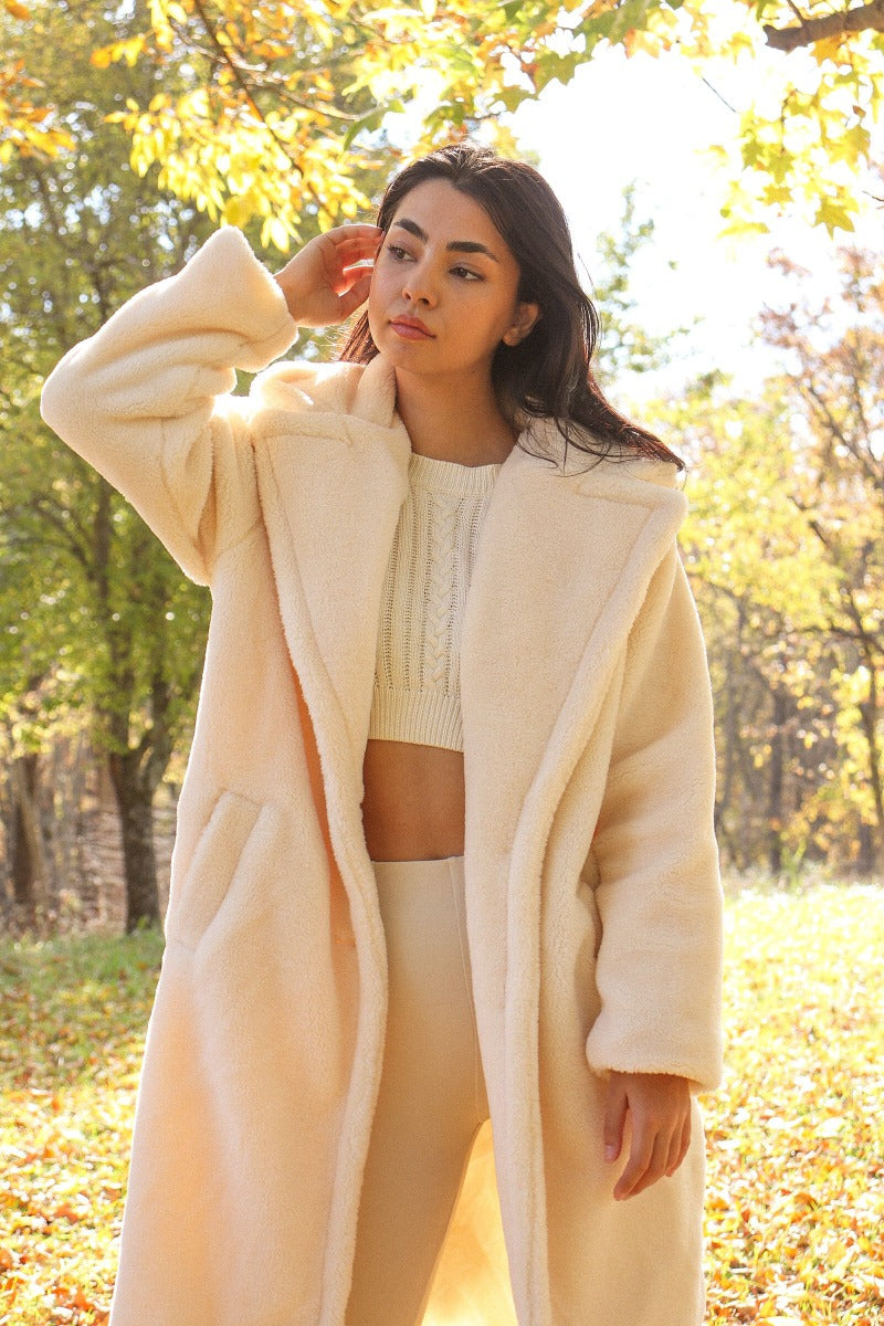 Oakley Fur Jacket Ivory